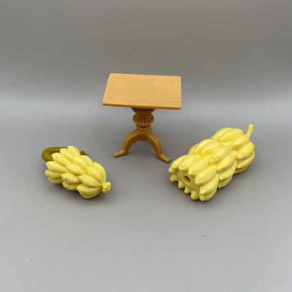 Vtg 1999 Lot Disney‎ Tarzan Jungle Treehouse Playset Replacement Table Bananas - Picture 1 of 2